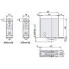 Bottom Adjustable Door Roller with Wood End Cut-in Type 【Atom】