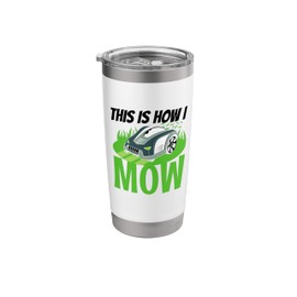 Remote Control Robot Mower Cool Automatic Robotic Lawn Mower Stainless Steel Insulated Tumbler