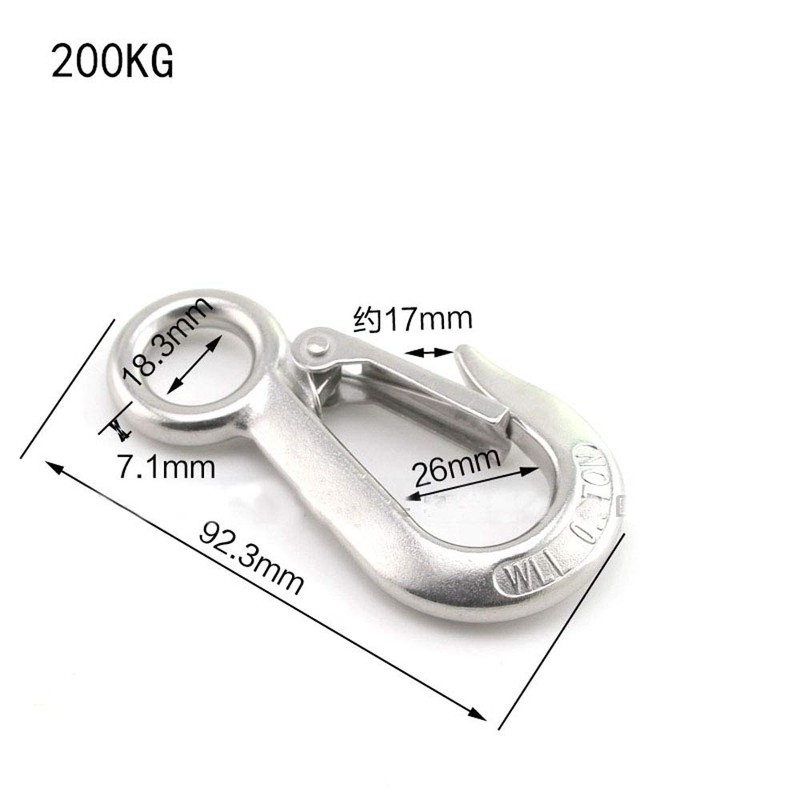 POFET Pack of 2 Heavy Duty American Cargo Hook Lifting