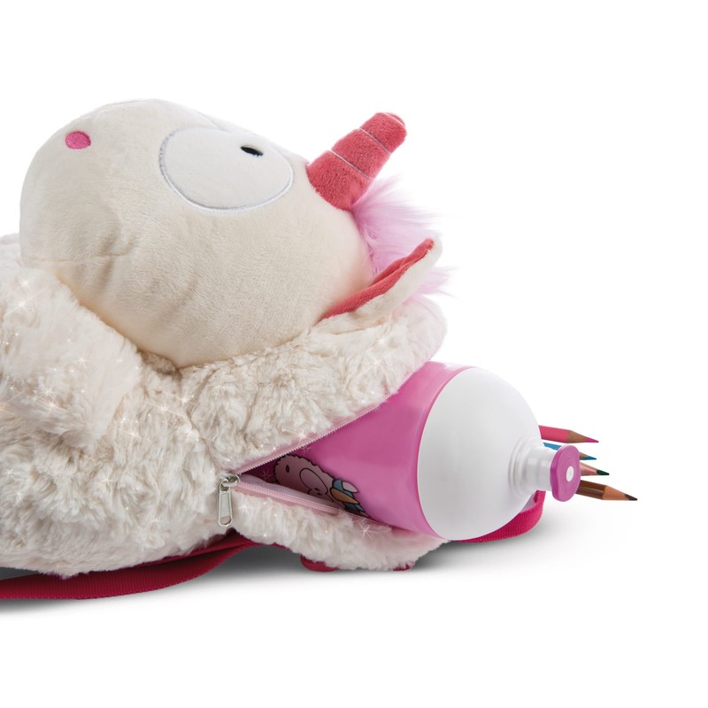 NICI Theodor 48171 Backpack Unicorn Snowsuit Green, White