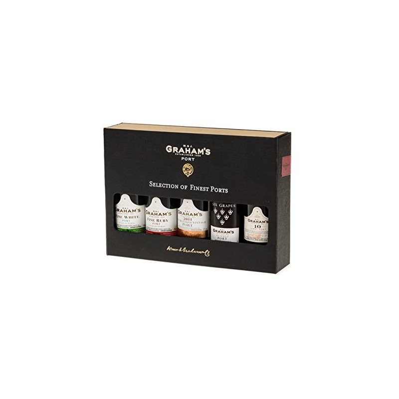 Graham's Mini Port Wine Selection Presentation Pack, 5 cl (Case