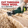 1200W Peak Electric Sheep Shears, 6-Speed 2600 RPM Heavy Duty