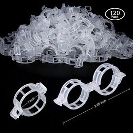 120 clips de soporte para plantas, clips de plástico para soporte para plantas, clips de jardín, vid de uva, hortalizas de tomate, clips de jardín para cultivar verticalmente hace que las plantas sean