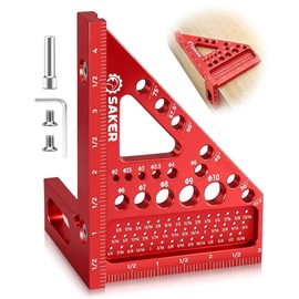 사커 3D 측정 다각도 알루미늄 카펜터 정밀 사각형 목공 90 합금 사각형 스크라이빙 Soccer 3D Measuring Multi-Angle Aluminum Carpenter Precision Square 90 Alloy Square Scriber
