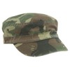MG Distressed Washed Cotton Cadet Army Cap (Camo)…