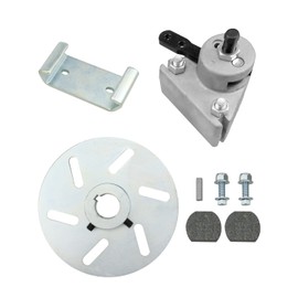 Mechanical Brake Caliper and Bracket with Pads Fit for Manco 9598 9597 Yerf-Dog Carter ASW Bristers Airheart MB-1 Predator 212cc 196cc 6.5hp gx160 Carter Drift Trike Rotor Disc Go Kart Fun Cart