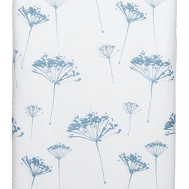 Ironing Board Cover and Pad (Blue Priscilla), 100% Cotton with Ultimate Double Padding by Seymour Home Products; Fits Full Size Board | Stain and Scorch Resistant; Elastic Edge | Laundry Accessories