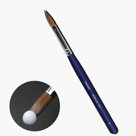 Diamy Acrylic Brush Pro No. 8 Nail Extension Sketch Nail Brush, 1 Piece / 다이아미 아크릴브러쉬 프로 8호 네일연장 스캅취 네일브러쉬, 1개