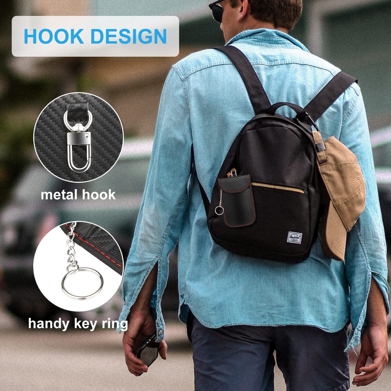 Faraday Pouch for Car Keys, [2 Pack] Diyife Car Key