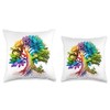 Bunter Lebensbaum Mythisch Meditation Wachstum Rainbow Colour Celtic Tree of
