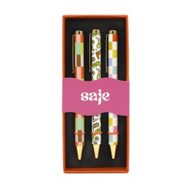 Robert Frederick Saje Mixed Design Ballpoint Pens in Gift Box – Set of 3 Pens