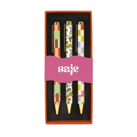 Robert Frederick Saje Mixed Design Ballpoint Pens in Gift Box – Set of 3 Pens