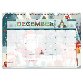 AECCN Wall Calendar 2024-2025 from Jul. 2024 to Dec. 2025, 18 Months Calendar with Schedules and Holidays, 16.5" X 11.8" Large Tear-Off with Thick Paper, Desk Calendar for Home and Office Planning