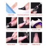 Poly Gel Set 6w Uv Led Lámpara Gel Poli Kits