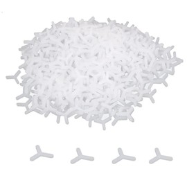 Hexagon tile spacers, Tile Plastic Y Type Spacers Tiling Tools for Spacing of Floor or Wall Tiles, 500 PCS (3mm 1/8 Inch)