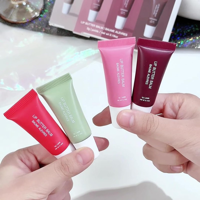 Labios Teñidos Bálsamo De Mantequilla Brillo Azúcar Mancha Transparente Brillo