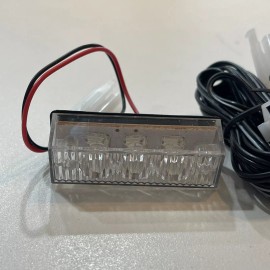 White 18LED Car Emergency Vehicle Strobe Flash Light Bar for Front Grille Deck