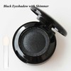 Black Matte Eyeshadow, Single Smoky Eyeshadows Pressed Powder, Highly Pigmented