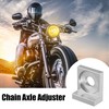 X AUTOHAUX 4pcs 12mm Dia Hole Chain Adjuster Block Tensioner