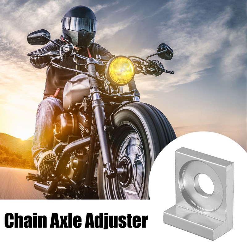 X AUTOHAUX 4pcs 12mm Dia Hole Chain Adjuster Block Tensioner