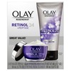 Olay Retinol 24 Duo Pack, Cleanser 150 mL, Moisturizer 50