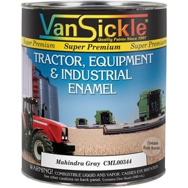 Mahindra Gray Tractor Paint Quart
