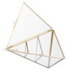 Jewelry Storage Rack Pyramid Shape 3 Layers Decorative Display Stand