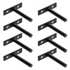 SAYAYO Floating Shelf Brackets Heavy Duty 75MM/3-Inch Wall Brackets Invisible