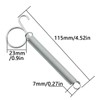 ZRM&E 2pcs 115mm Multifunctional Cage Door Spring Hook Metal Finger