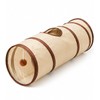 Collapsible Cat Tunnel for Indoor Cats - Foldable Play Tube