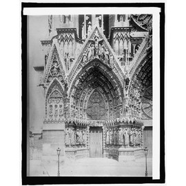 HistoricalFindings Photo: France,Rheims Cathedral,Europe,National Photo Company,c1916,Our Lady of Reims 1