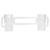 Beer Mug Acrylic Double Conjoined Beer Glass with Handle for