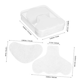 SAFIGLE 200pcs Nose Patches for Blackheads Soft Cotton Cleansing Pads for Nose and Chin Gentle Skin Care Strips Deep Cleansing Facial Patches for Impurity Removal