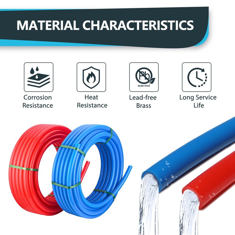 1/2 Inch Seelink PEX-B Pipe, 2 x100 ft (200 ft)