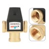 3 Way DN20 Female Thread Brass Thermostatic Mixing Valve for