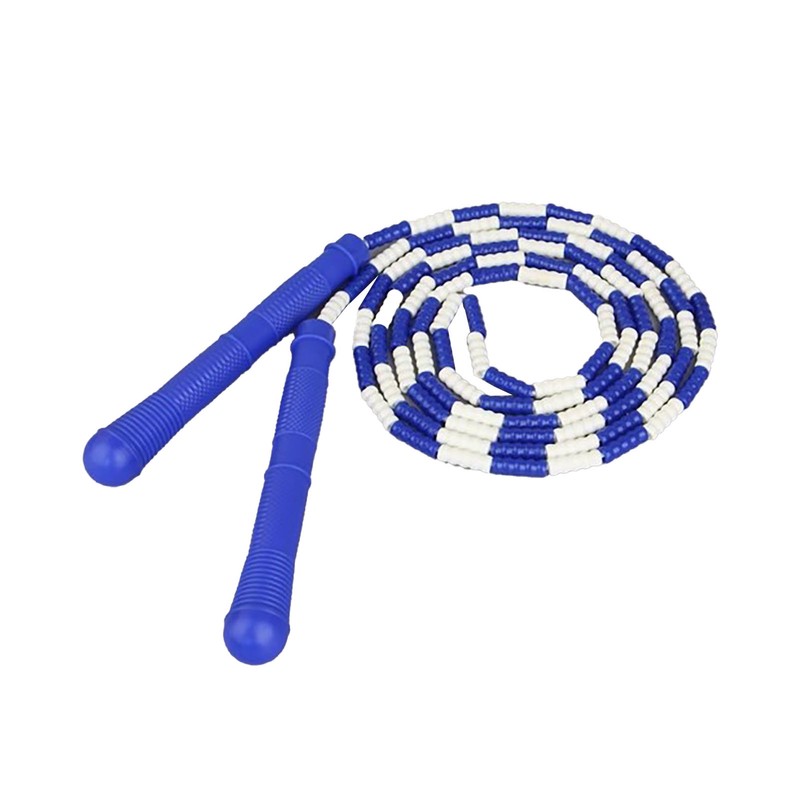 Segmented Jumping 4m Adjustable Fitness Beaded Soft Skipping Rope for