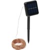 Lunartec String Light: Solar Copper Wire Fairy Lights, 300 Warm