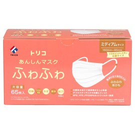 TRICO Safety Mask Fluffy, Medium, 65 Pieces