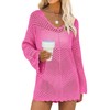 ANRABESS Women Swimsuit Crochet Swim Cover Up Summer Bathing Suit