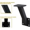 VANROUG Handrail Bracket Wall Mounted Heavy Duty Steel Metal Stair