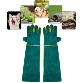 PeSandy Animal Handling Gloves Bite Proof, 40CM Durable Bite Resistant Gloves for Bathing,Grooming,Welding, Handling Dog/Cat/Bird/Snake/Parrot/Lizard/Reptile- Scratch/Bite Resistant Protection Gloves