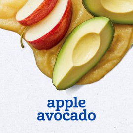 Gerber 2nd Foods, Apple Avocado Pureed Baby Food, 4 Ounce Tubs, 2 Count (Pack of 8)