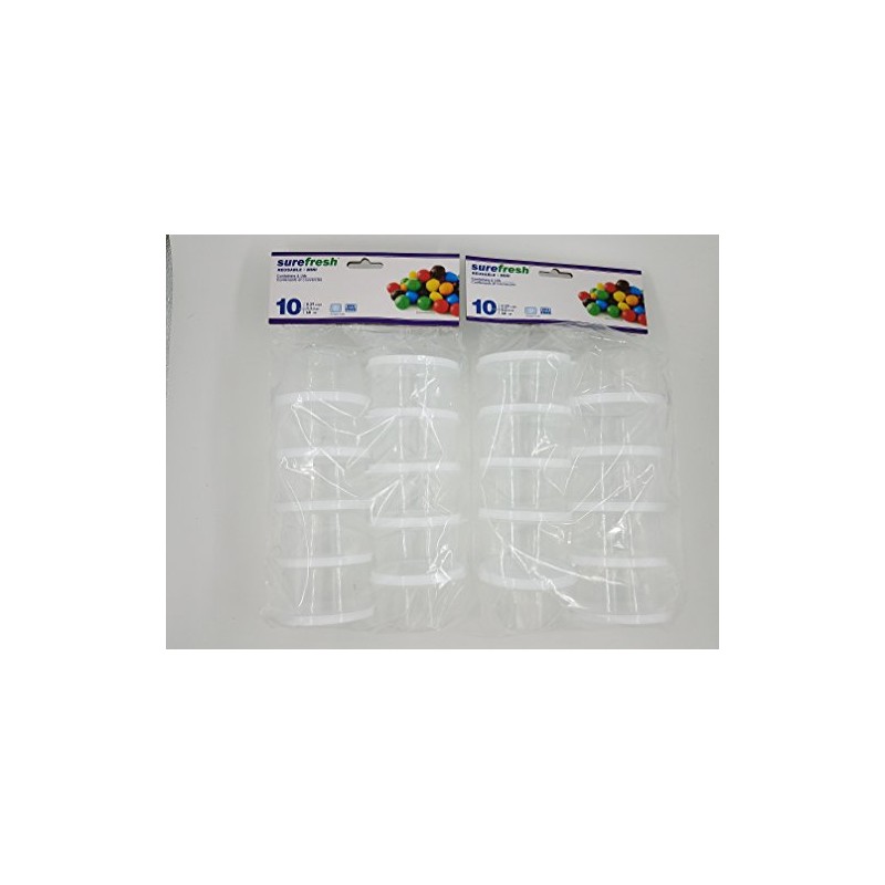 Sure Fresh Mini Round Storage Containers 2 Packs - 20