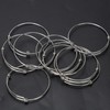 10Pcs Stainless Steel Bangle 1.6mm Adjustable Expandable Coil Bracelet DIY