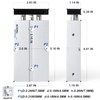 TAILONZ PNEUMATIC TN25-50 Double Bar Double Acting Aluminium Compressed Air
