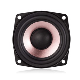 Nobsound 1PC 2.5 Inch Hi-Fi Desktop Full-Range Speaker High Sensitivity Speaker (4ohm, Black)