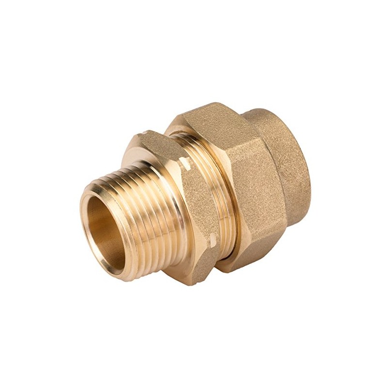 HomeFlex 11-436-007 3/4-Inch Brass Corrugated Stainless Steel Tubing x MIPT