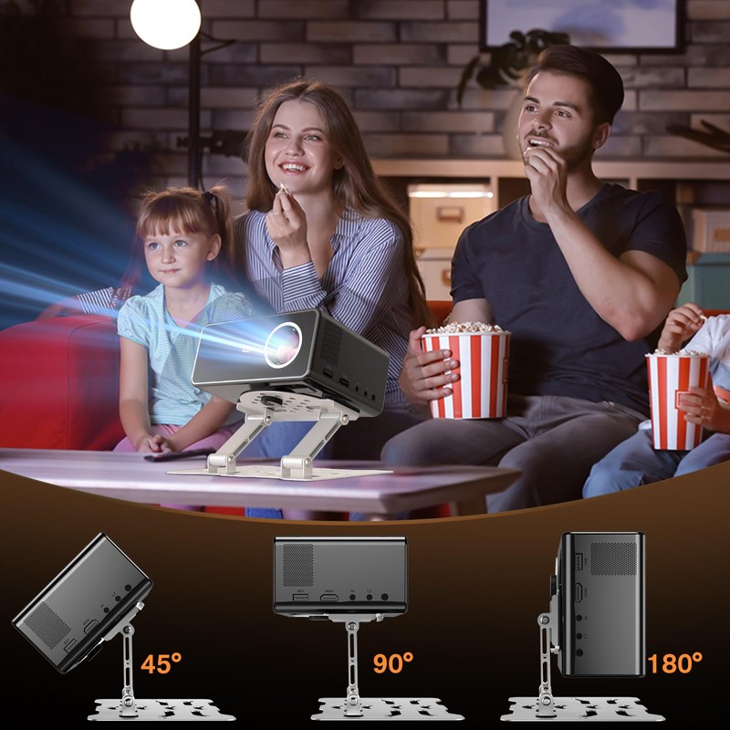 DAWASAPAT Mini Desktop Projector Stand Adjustable Table Mount with 1/4"