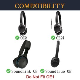 SOULWIT Professional Earpads Replacement for Bose On-Ear 2 (OE2 & OE2i), Ear Pads Cushions for SoundTrue On-Ear (OE)/ SoundLink On-Ear (OE) Headphones