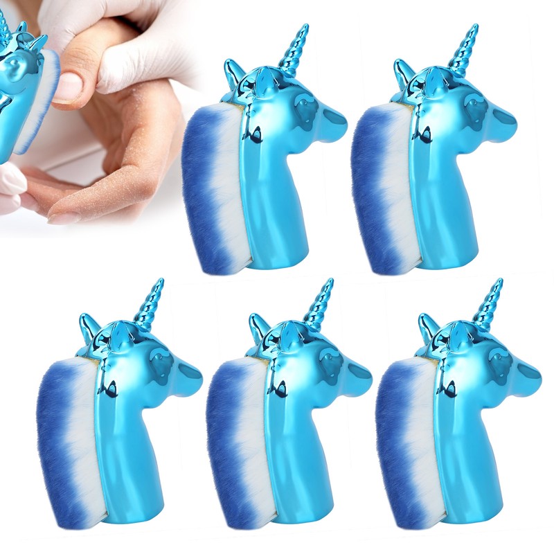 5pcs Fashionable Nail Art Dust Removal Brush Portable Nail Dust